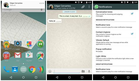 WhatsApp finally plays nice with Android 5.0 Lollipop's Priority ...