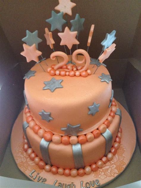 29th Birthday Cake Cakes Pinterest Cakes Birthday Cakes And 29th