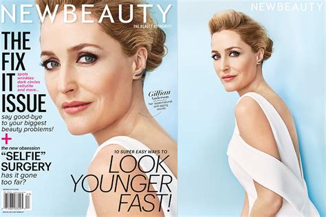 Gillian Andersons Beauty Secrets Revealed Newbeauty