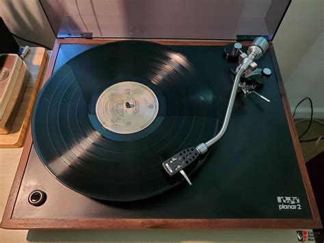 Rega Planar 2 Vintage Turntable With Wood Trim And Classic Acos Rb200