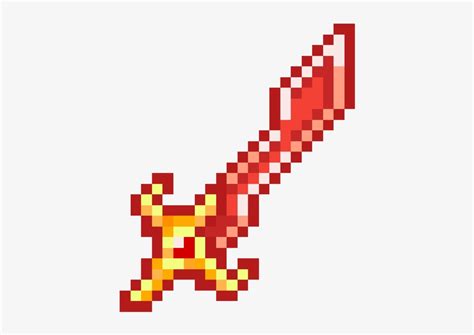 Minecraft Master Sword Pixel Art