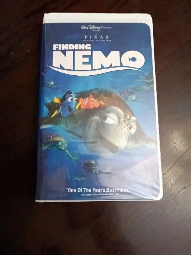 FINDING NEMO VHS Clamshell 2003 Walt Disney VCR Tape Nice Shape