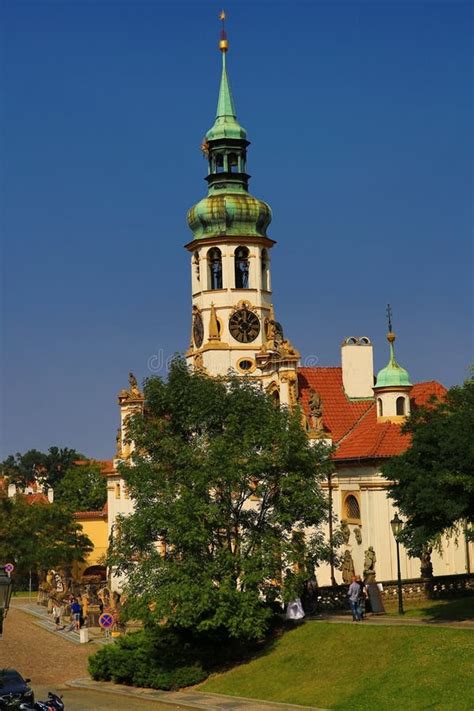 Loreta Pilgrimage Destination At Hradcany District In Prague Stock