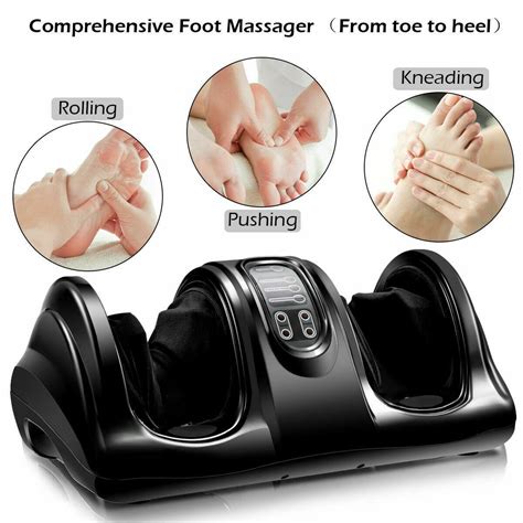 Electric Shiatsu Kneading Foot Calf Leg Massager Rolling Pushing Massage Machine Ebay