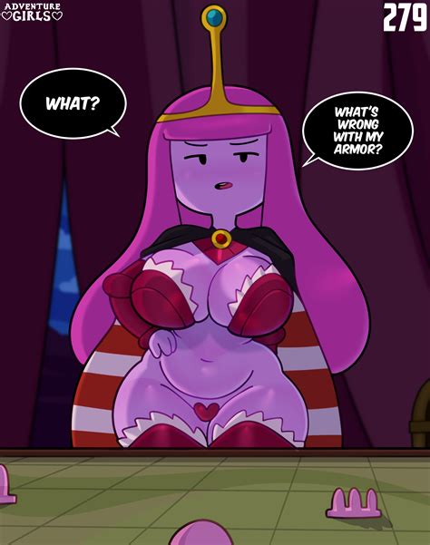 Rule 34 1girls Adventure Girls Adventure Time Armor Big Breasts Breasts Cape Cleavage Confused
