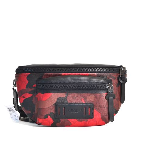 For a limited time only, enjoy a complimentary coach card case with every online purchase of $400 or more in your choice of color, while supplies last. Coach Terrain Belt Bag Camo Print Oxblood Multi - Averand