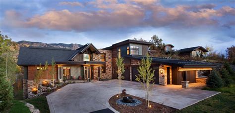 Toward the front of the beds, plant shrubs that remain small and have a rounded growing habit, or tolerate heavy pruning to make them round. Breathtaking contemporary mountain home in Steamboat ...