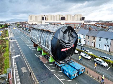 Baes Astute Nuclear Submarine Is Moved Through Streets Of Barrows