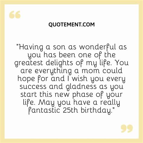 130 Lovely Happy 25th Birthday Son Wishes And Messages