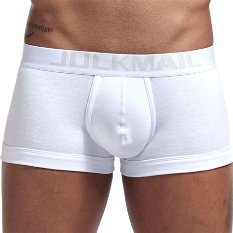 2020 Mens Underwear Boxer Pants Cotton Low Waist Sexy Comfort U Convex Boxer Men Breathable