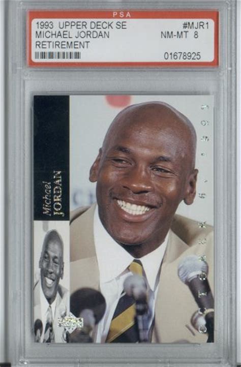 1993-94 Upper Deck SE #MJR1 Michael Jordan Retirement October 6, 1993