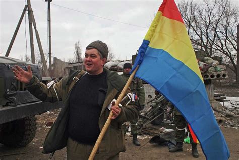 Key Town In Ukraine Under Rebel Control As Separatists Celebrate