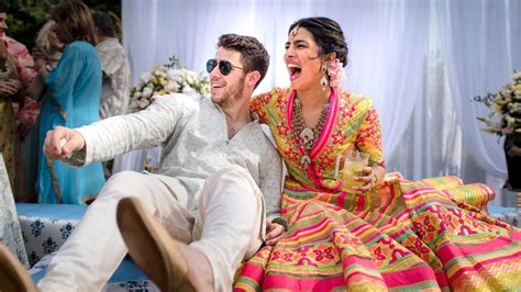 First Pics Of Priyanka Chopra And Nick Jonas Wedding Sangeet And Mehendi