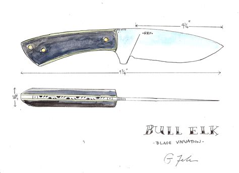Blueprints — Feder Knives Knife Patterns Knife Template Knife