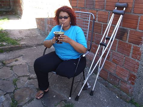 Sak Amputee Women With Metal Underarm Crutches Flickr