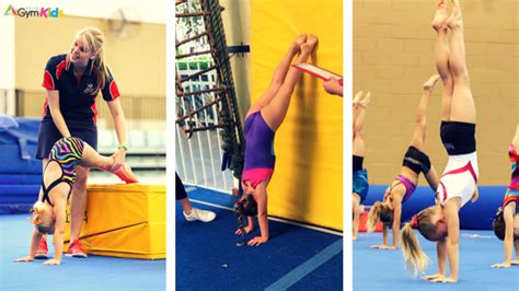 Kids Gymnastics Handstand Progression Delta Gymnastics