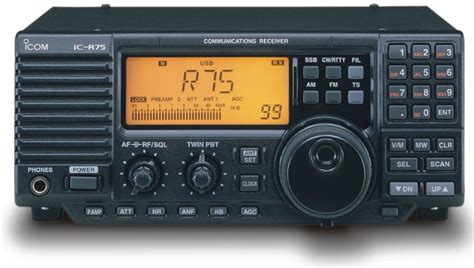 Action Communications Icom Ic R75 12 03 60 Mhz Receiver