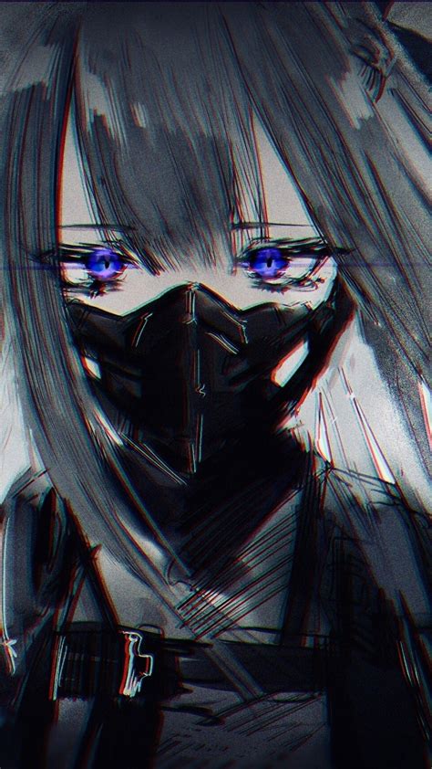Coolest Anime With Face Mask Wallpapers Wallpaper Cave