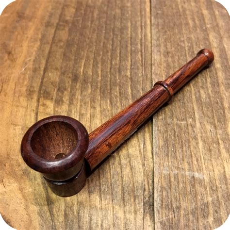 Small Simple Tan Wooden Pipe Sunflower Pipes Brooklyns Best Smoke Shop