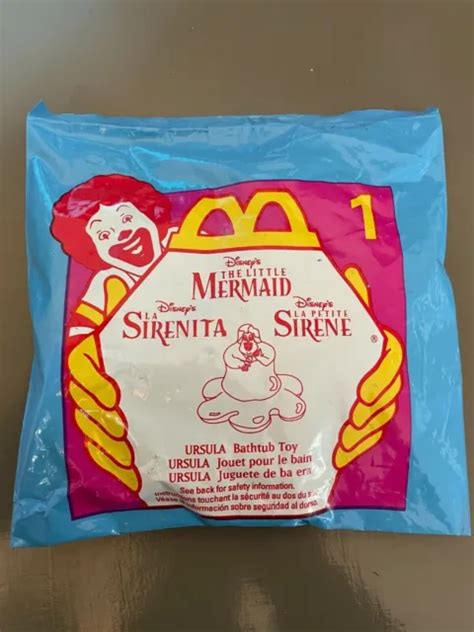1996 Disneys The Little Mermaid Mcdonalds Happy Meal Toy Ursula 1 Sealed 500 Picclick