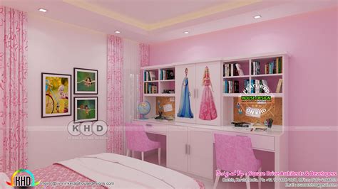 Small bedroom ideas for tight corners. Kid bedroom and master bedroom interior - Kerala home ...