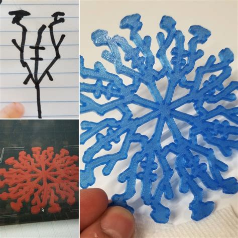 Fun Snowflake Project With Daughter R3dprinting