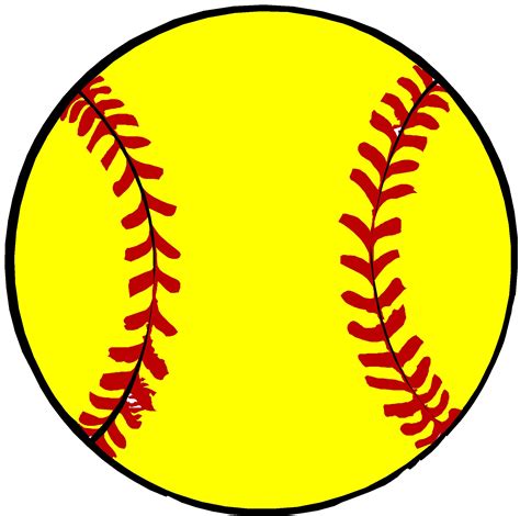 Free Softball Vector Images Clipart Best