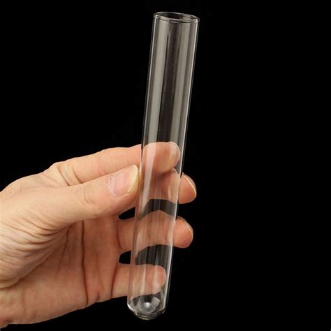 4pcs Borosilicate Glass Tube Length 150mm Diameter 20mm Test Tube Glassware High Temperature