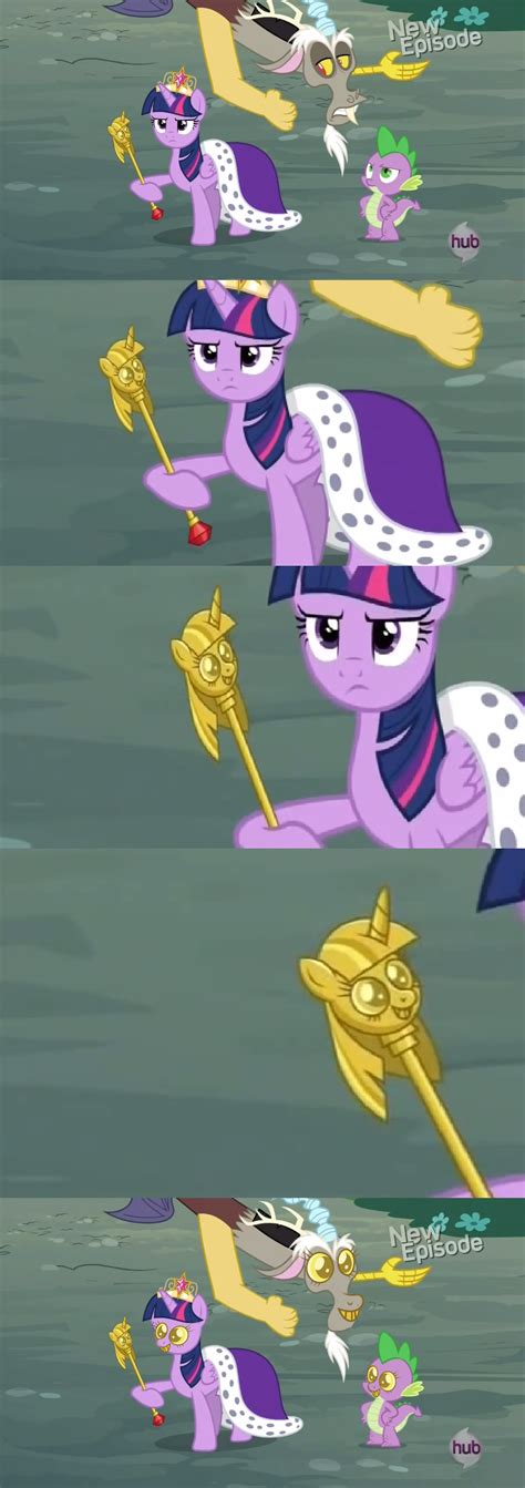 the twilight sparkle cane the twilight sparkle scepter know your meme