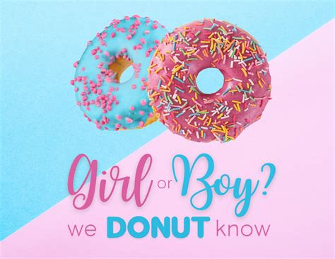 instant download donut themed gender reveal etsy