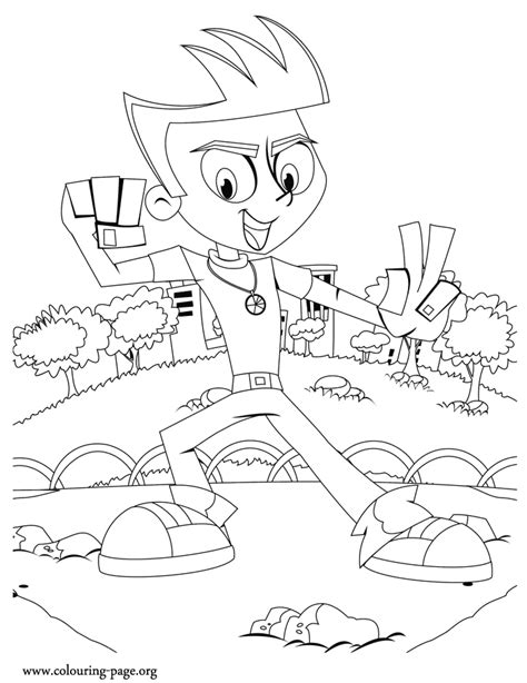 Nutri Ventures Theo Coloring Page