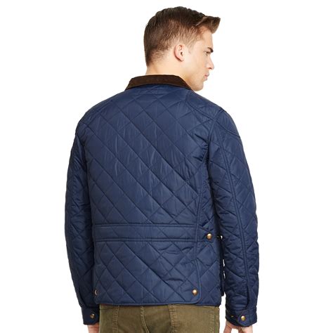 Lyst Polo Ralph Lauren Quilted Jacket In Blue For Men