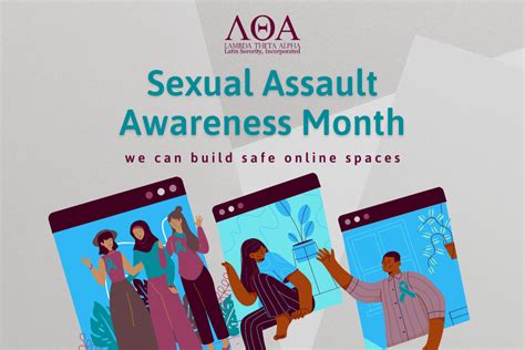 Sexual Assault Awareness Month Saam Building Safe Online Spaces