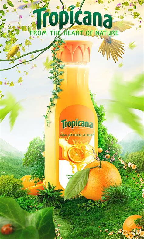 Tropicana On Behance Graphic Design Ads Ads Creative Creative