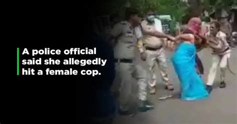 Mp Police Allegedly Thrash Woman For Not Wearing Mask In Public