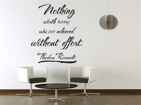 Vinyl Wall Art Theodore Roosevelt Quote Sticker Decal Decor