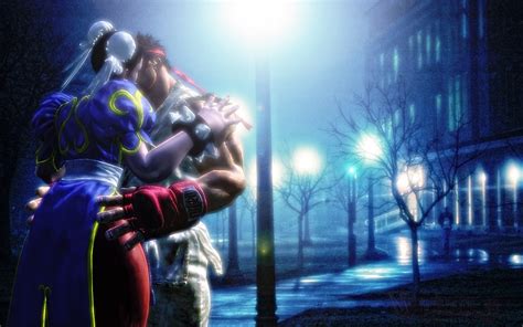 Chun Li And Ryu Kiss By Michifreddy35 On Deviantart