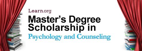 Psychology And Counseling Masters Degree Scholarship