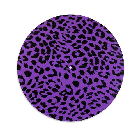 Purple Leopard Mega Records Slip Mat Mondo