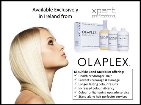 Olaplex reconnects broken disulfide sulfur bonds in the hair. Olaplex - Insurance for hair - Hair Boutique Clontarf