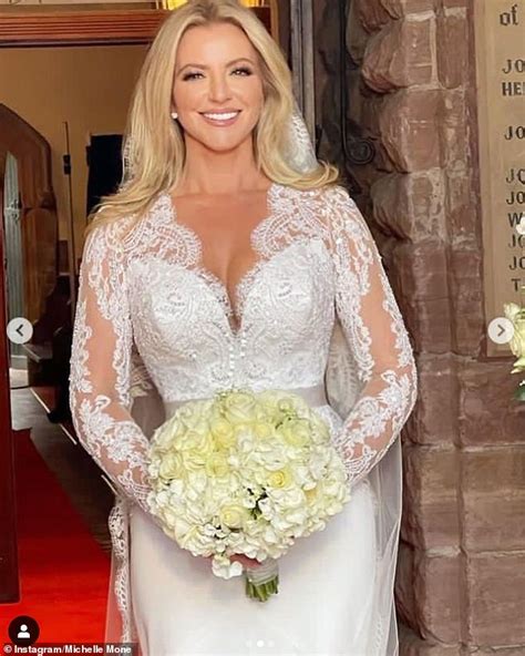 michelle mone looks incredible in wedding dress as she poses with new husband doug barrowman
