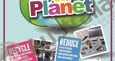 Respect Our Planet A3 Poster Australian Curriculum Lessons