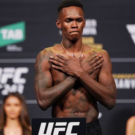 Follow me from a distance! Israel Adesanya's UFC 243 'Death Note' sounds start of the ...