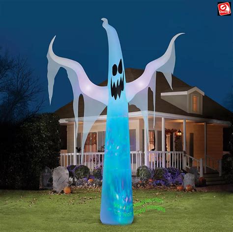 15 Gemmy Airblown Halloween Fire And Ice Spooky Ghost Yard Decoration