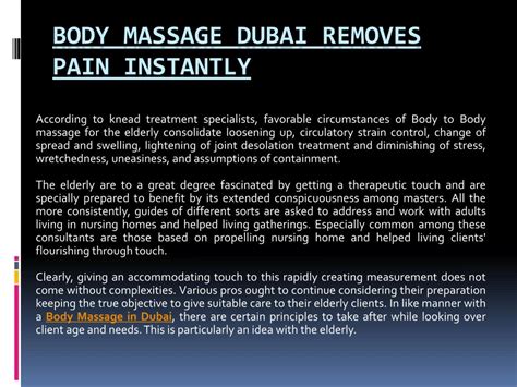 Ppt Body Massage Dubai Removes Pain Instantly Powerpoint Presentation Id 7656679