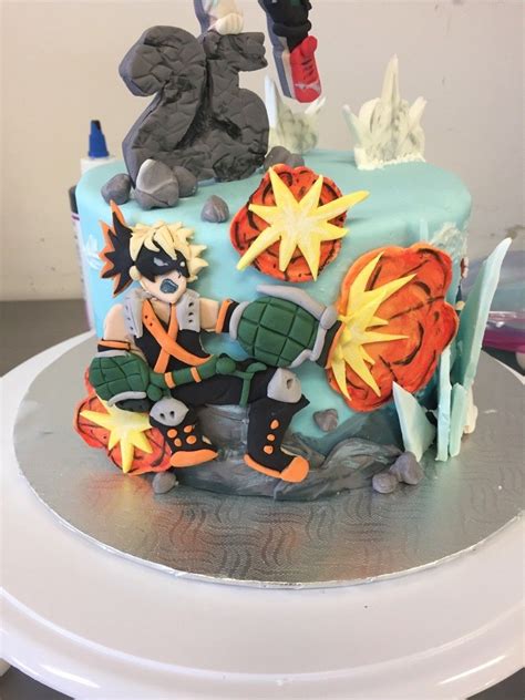 We have to take care of our family, cope up with the big pressures of this is a very popular theme and party idea for adult. Pin by Eva Bush on Blue wedding | Anime cake, Anime cakes ...