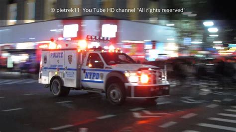 Nypd Rumbler Siren Responding Esu New York 2015 Hd © Youtube