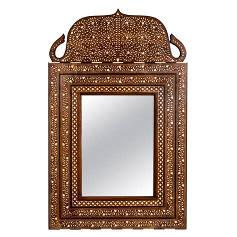 Old Moroccan Arched Camel Bone Mirror Md26 At 1stdibs