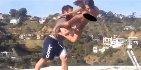 Instagram Playboy Dan Bilzerian Throws Porn Star Off His Roof Video