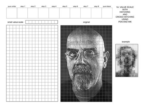 Happy 75th birthday to chuck close, known for his photorealistic paintings. 2-D Design: Value Project Handouts! (all uploaded as jpegs ...